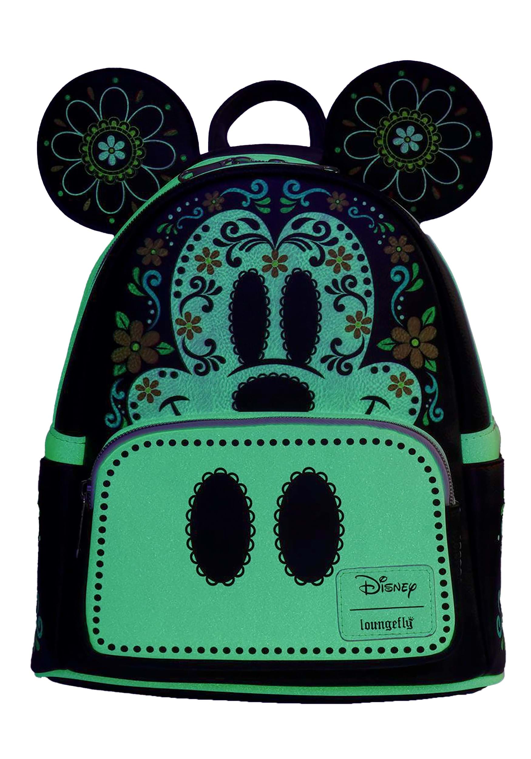 Loungefly Mickey Mouse Dia de Los Muertos Sugar Skull Mickey Mini Backpack