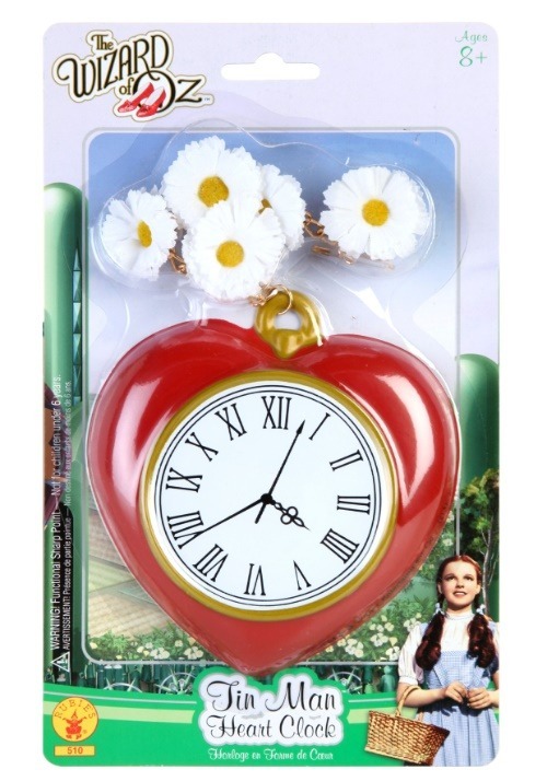 Tin Woodsman Heart Clock