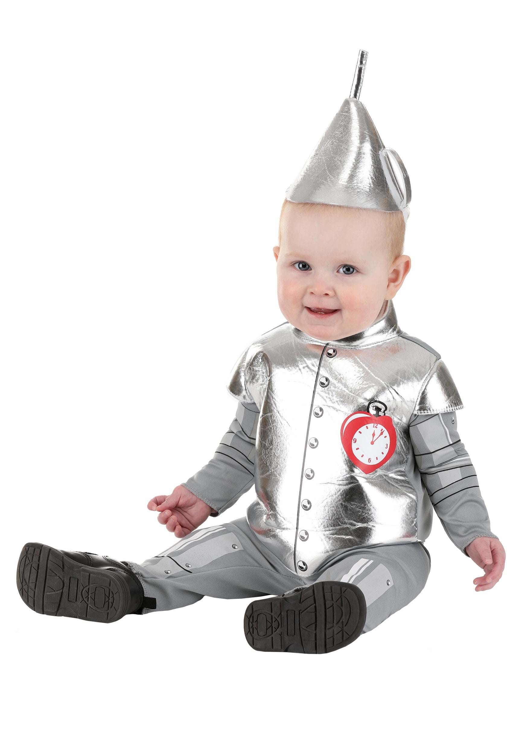 Photos - Fancy Dress Wizard Jerry Leigh  of Oz Infant Tin Man Costume Gray JLJLF1076IN 