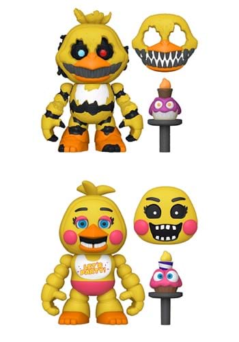 Five Nights at Freddys SNAPS Nightmare Chica Toy Chica