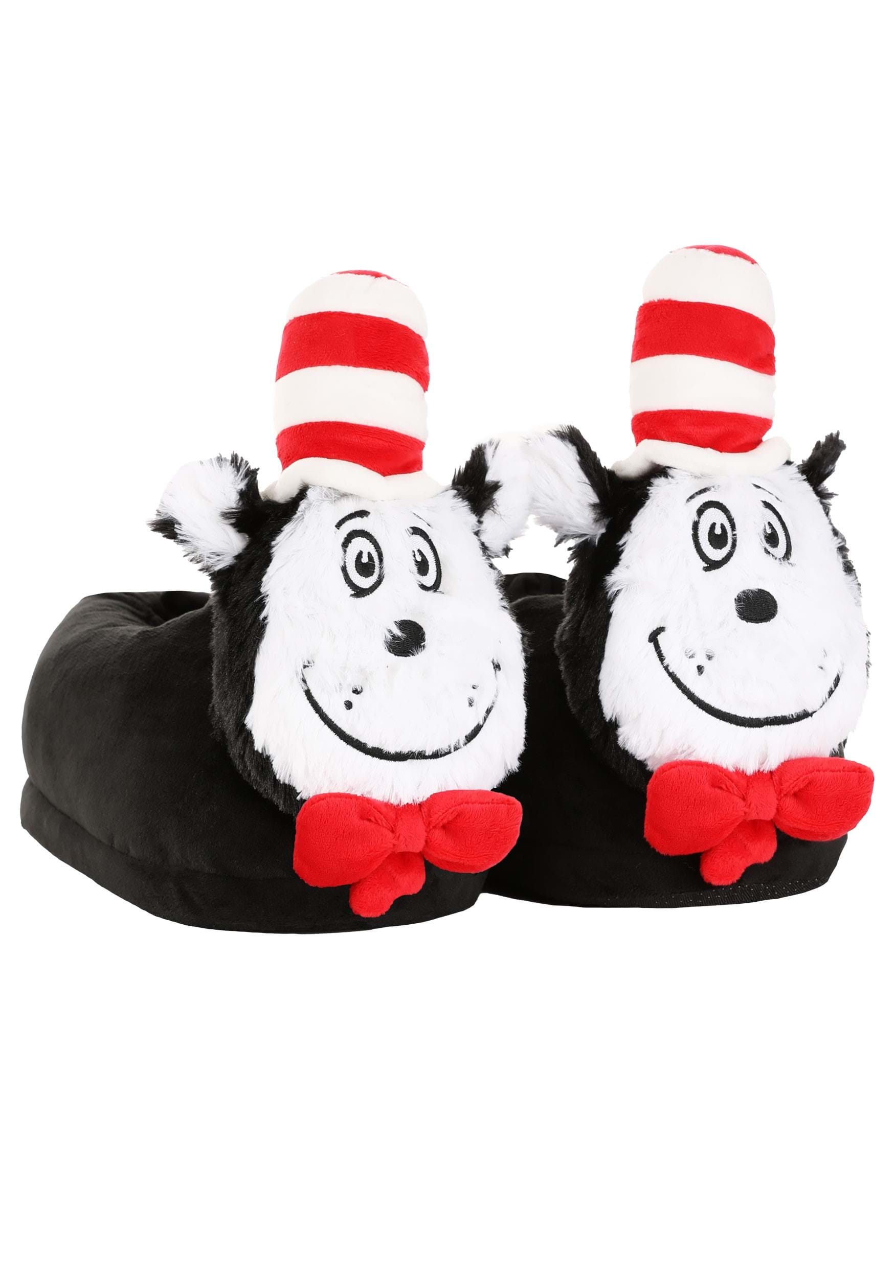 Cat in the Hat 3D Character Adult Slippers