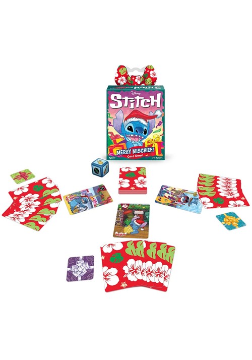 Disney Lilo Stitch Holiday Card Game Main 1