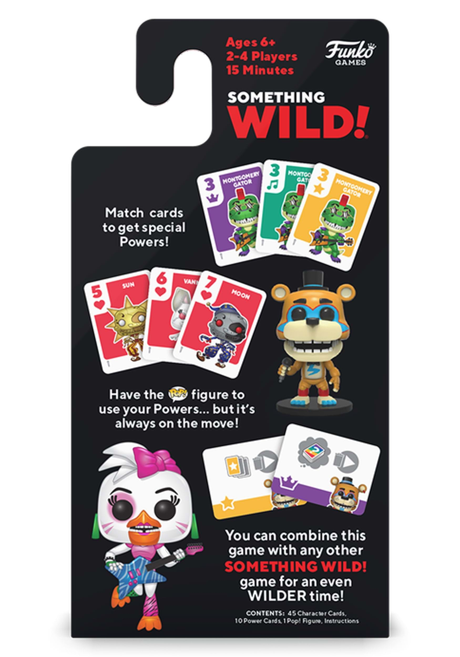 Jogo de Cartas Funko Pop Something Wild - Five Nights At Freddys