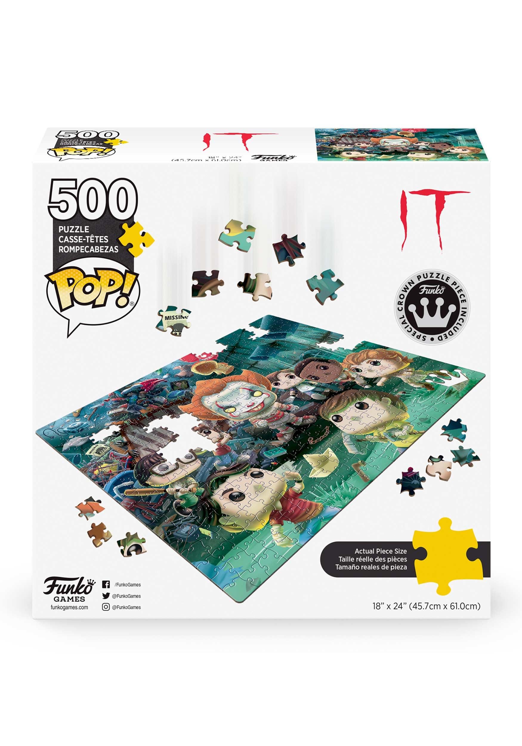 The Nightmare Before Christmas Blacklight 500-Piece Funko Pop! Puzzle