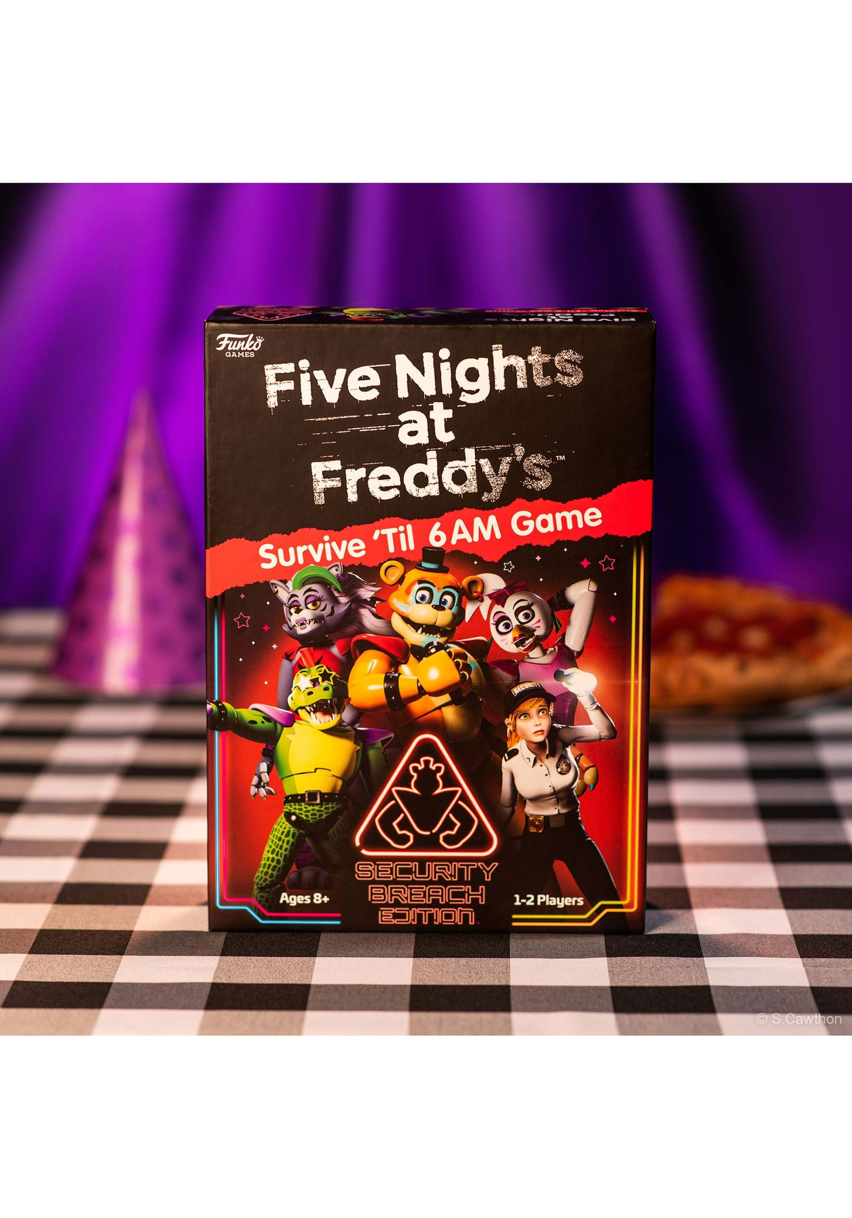 Five Nights at Freddy Survive 'Til 6AM Security Breach Edition Game