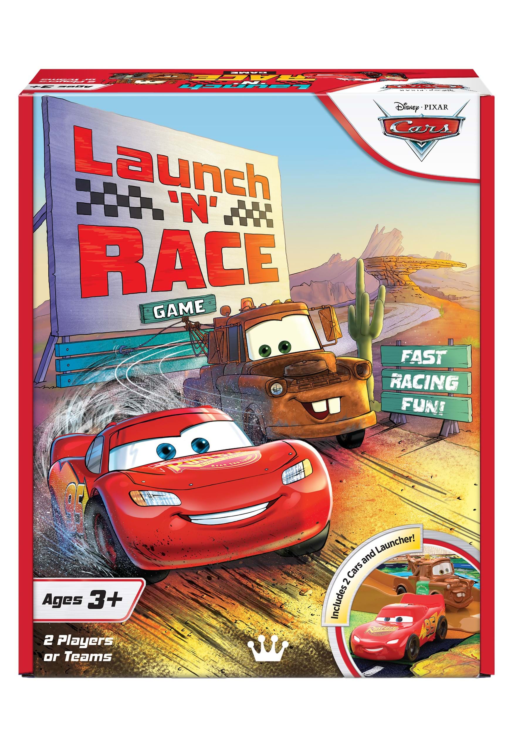 Disney Pixar Cars Launch N Race Board Game