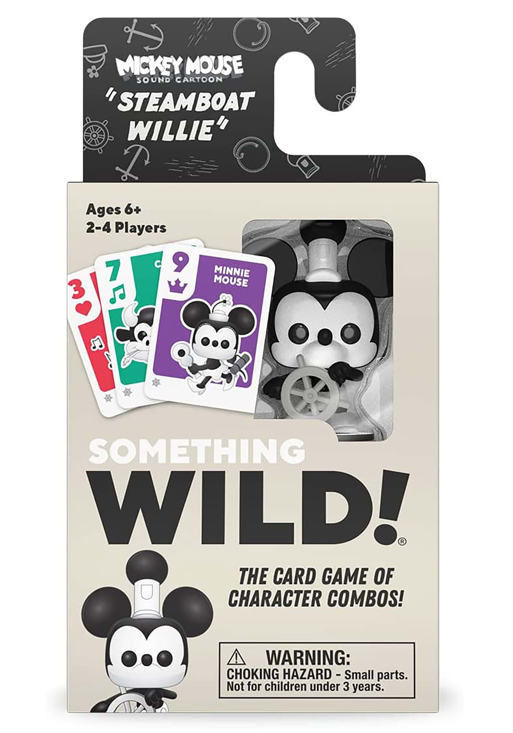 Steamboat Willie Mickey Mouse Something Wild POP! Card Game