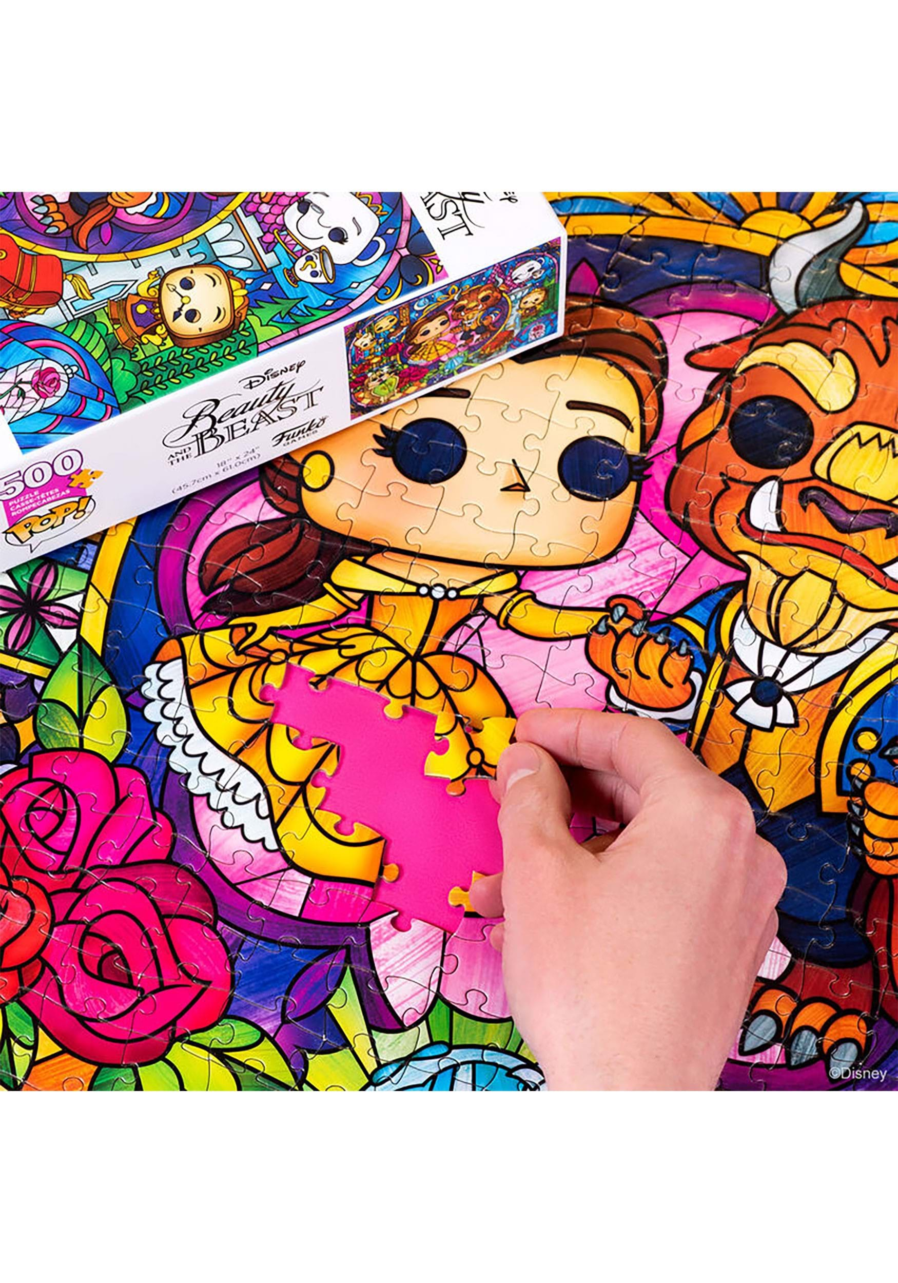 Funko Disney Beauty And The Beast Stained Glass Pop! Puzzle