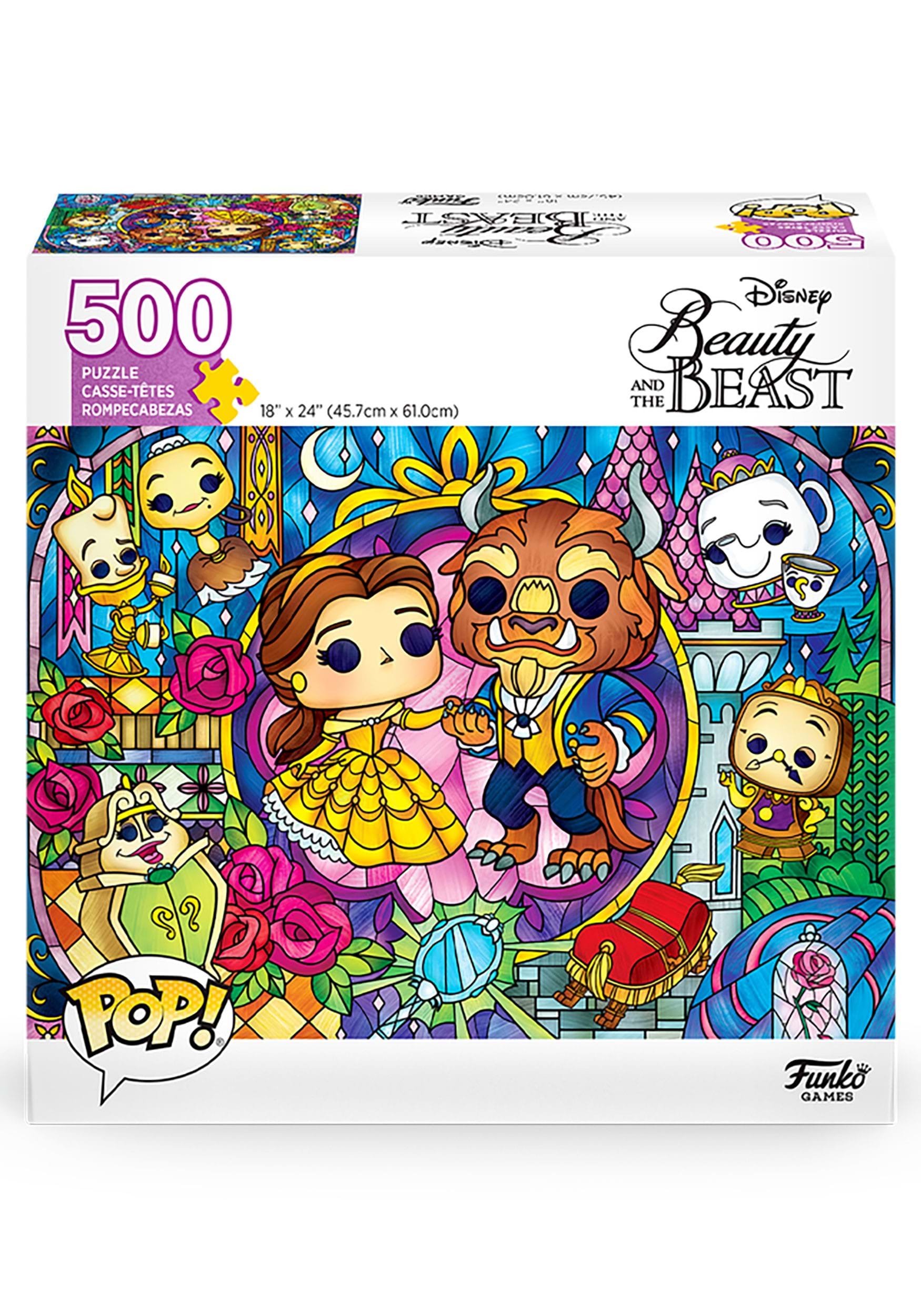 Funko POP! Disney Beauty and the Beast 500 Piece Puzzle