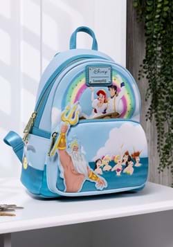 Loungefly Disney Little Mermaid Tritons Gift Mini Backpack