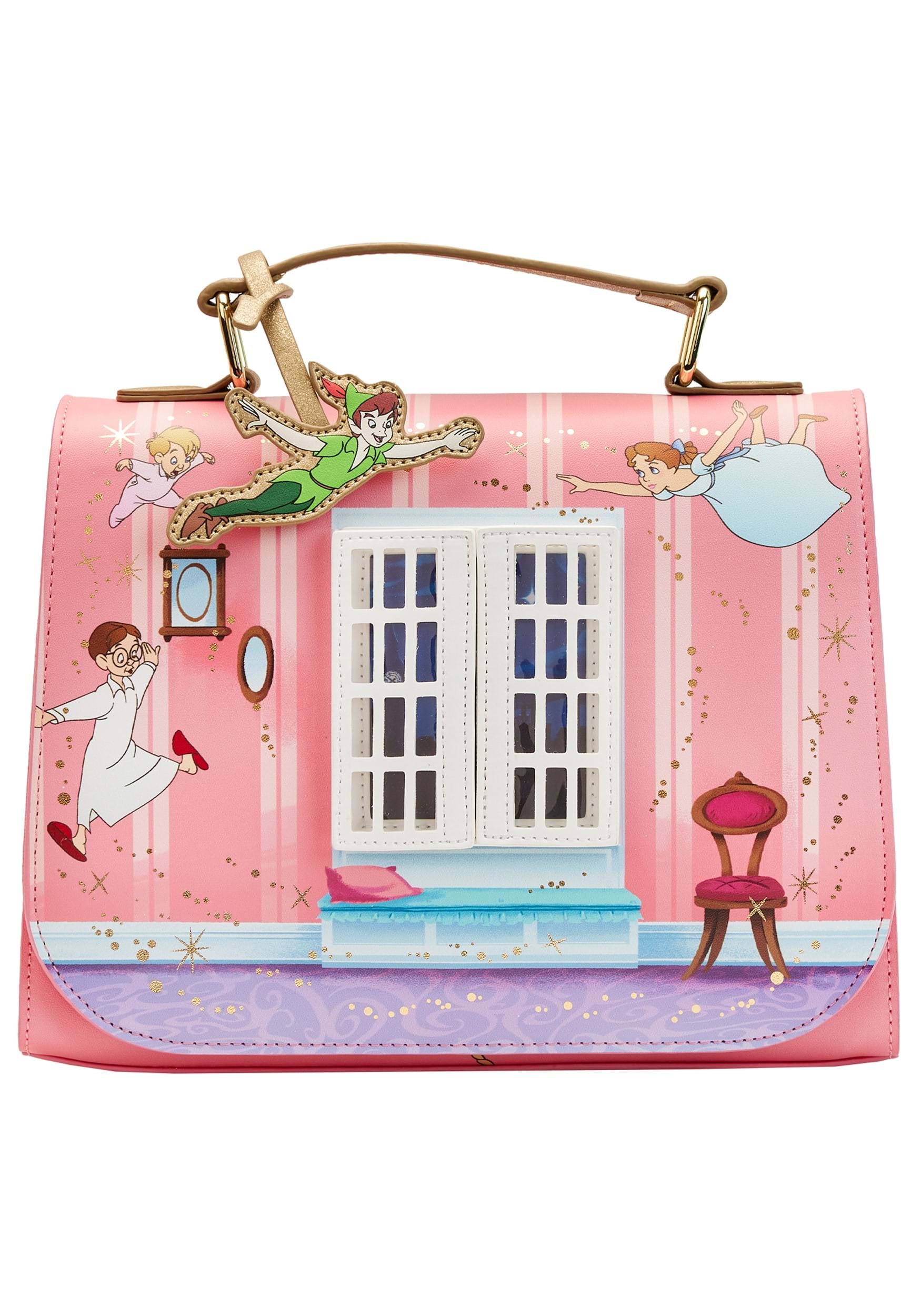 Loungefly Disney Peter Pan 70th Anniversary You Can Fly Crossbody Bag