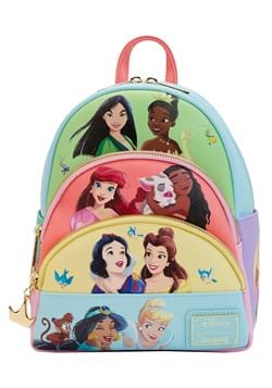 Loungefly Disney Princess Triple Pocket Mini Backpack