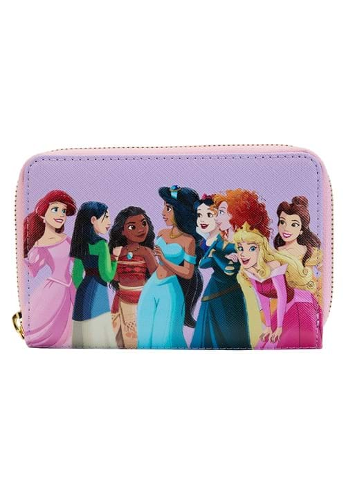 Loungefly Disney Princess Collage Zip Around Wallet