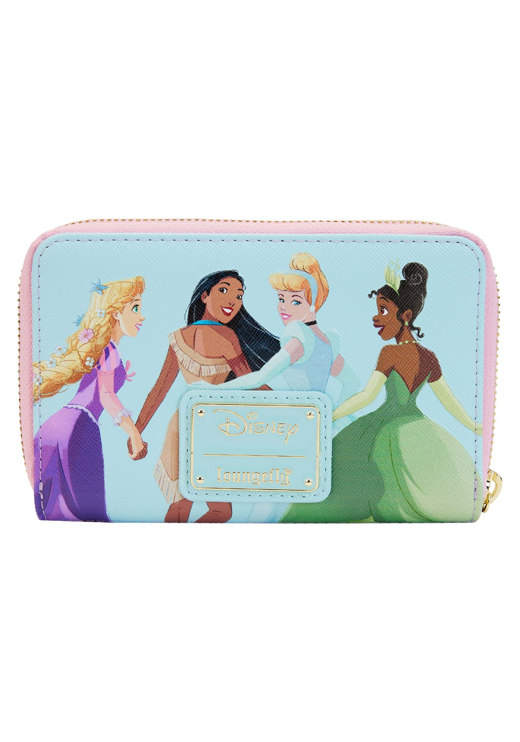 Disney Princess Collage Zip Around Wallet By Loungefly