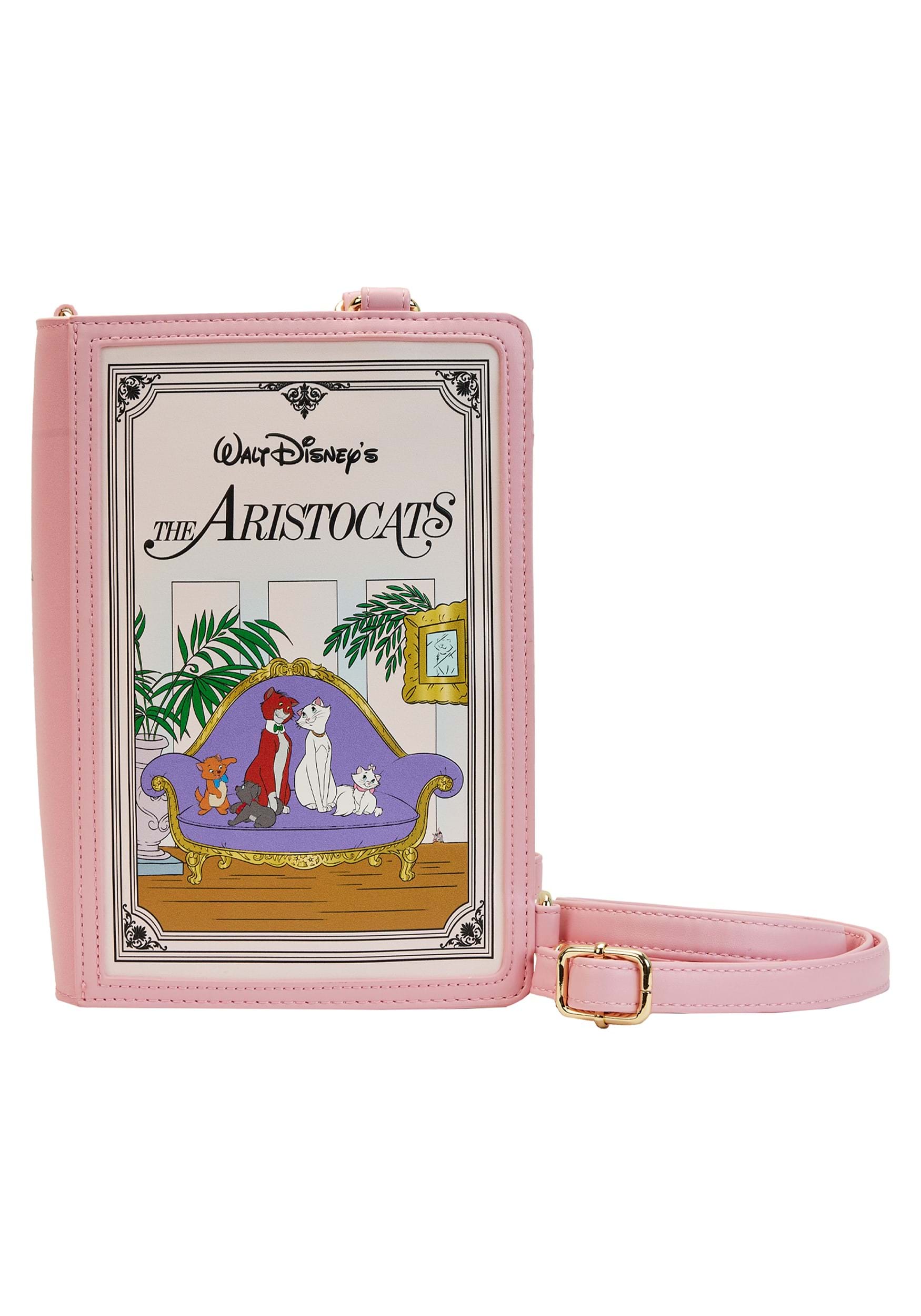 Disney The Aristocats Book Convertible Loungefly Crossbody Bag