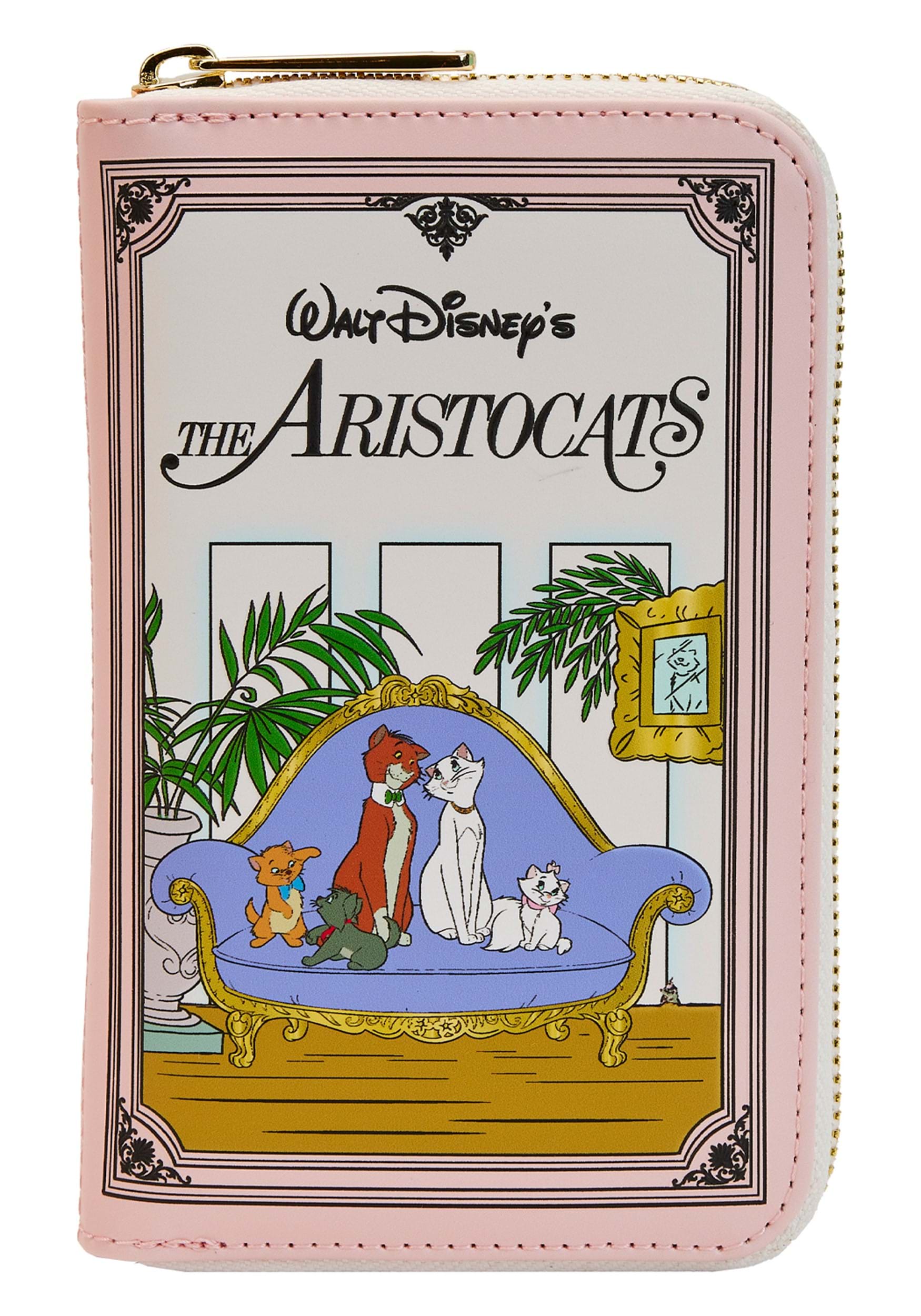 Disney The Aristocats Book Zip Around Loungefly Wallet