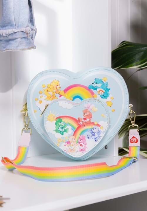 Loungefly Care Bears Heart Cloud Party Heart Crossbody Bag