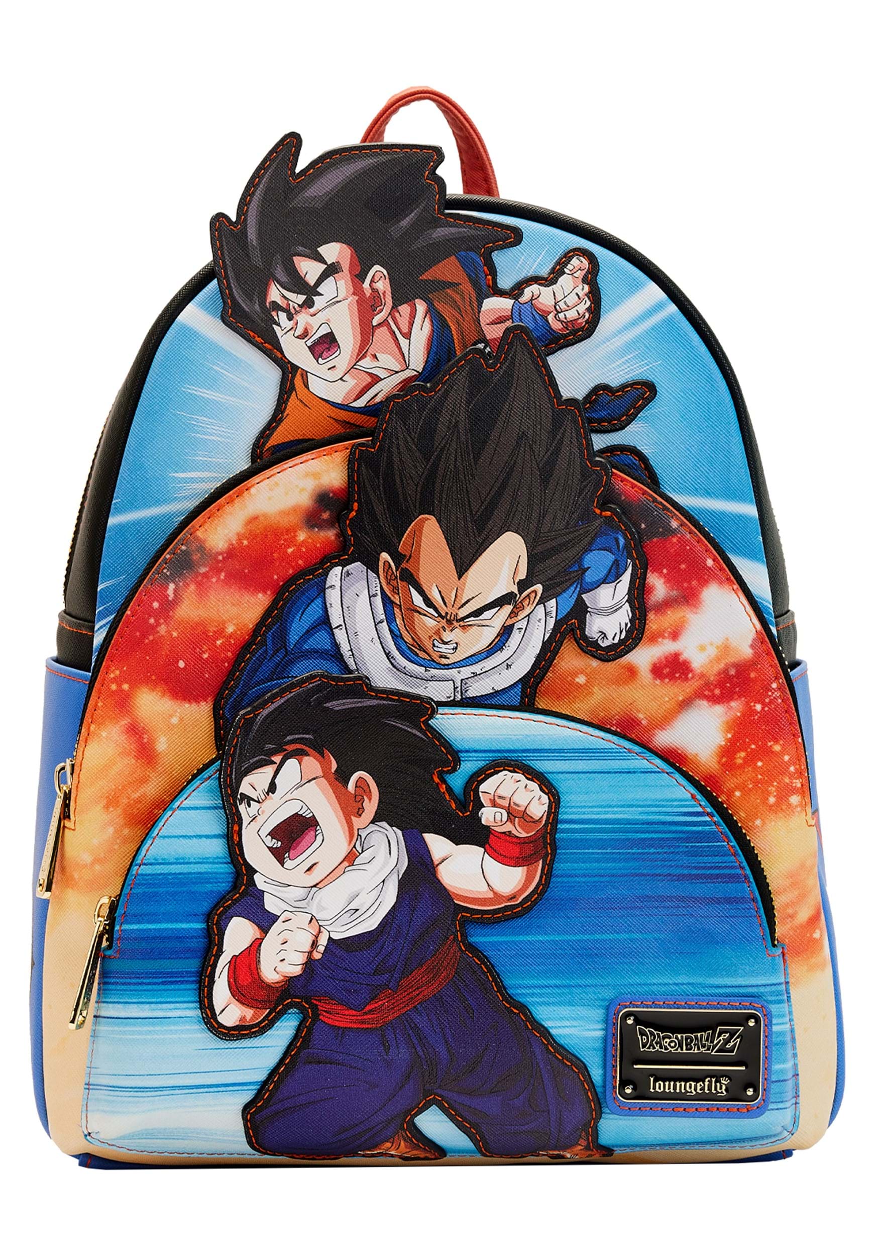Dragon Ball Z Triple Pocket Backpack by Loungefly