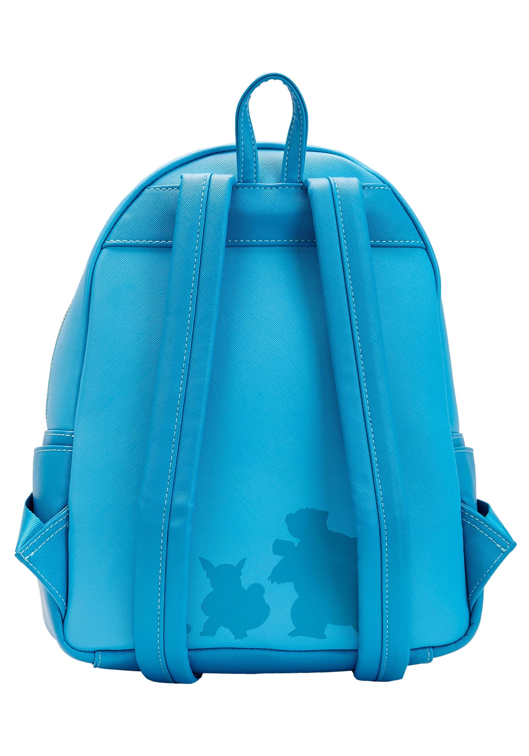 LOUNGEFLY POKEMON TEAL MINI BACKPACK WITH WALLET NEW WITH TAGS