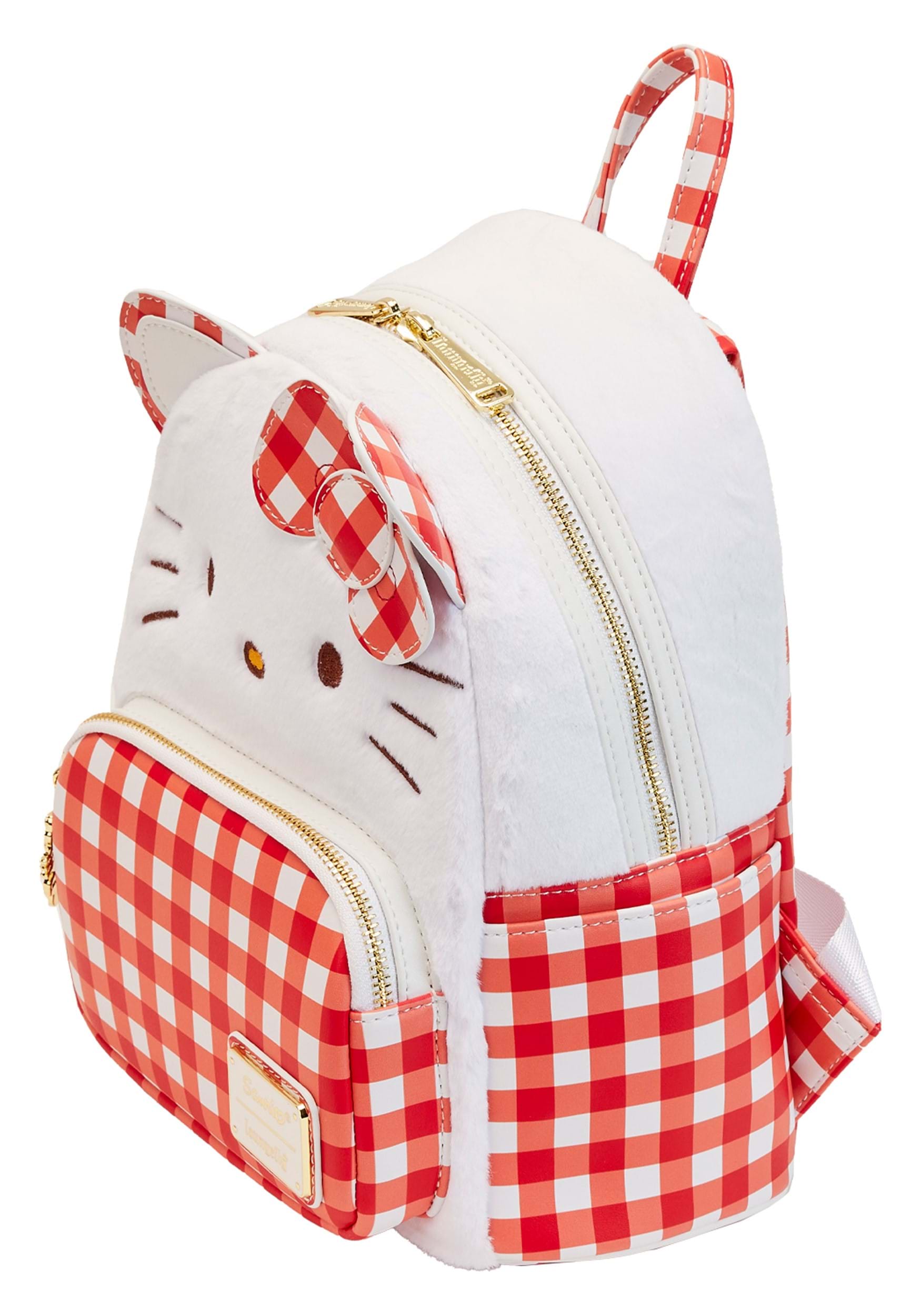  Loungefly Sanrio Hello Kitty Breakfast Waffle Mini Backpack,  Orange, Standard