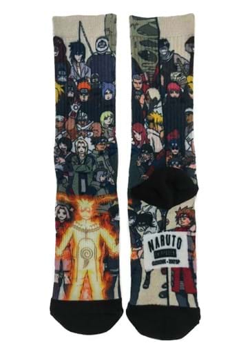 Naruto Group Sublimated Socks