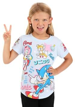 Girls Sonic the Hedgehog Multi Hit Tee