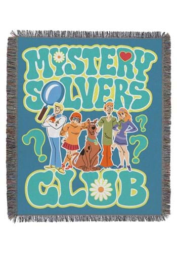 Scooby Doo Mystery Solvers Woven Tapestry Throw