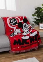 Mickey Mouse Awww Shucks Woven Tapestry Throw