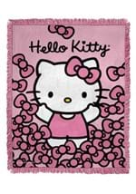 Hello Kitty More Bows Woven Jacquard Throw