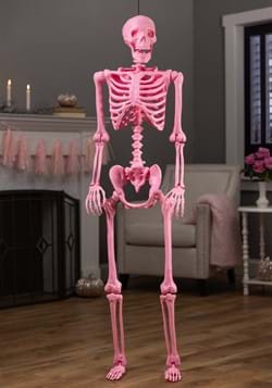 5FT Crazy Bones Poseable Skeleton in Pink Decoration