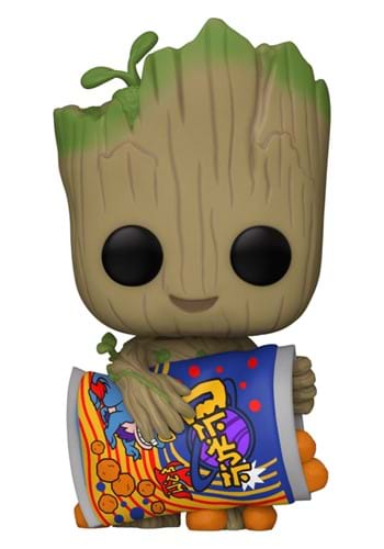 POP Marvel IAG Groot in Onesie with Cheese Puffs