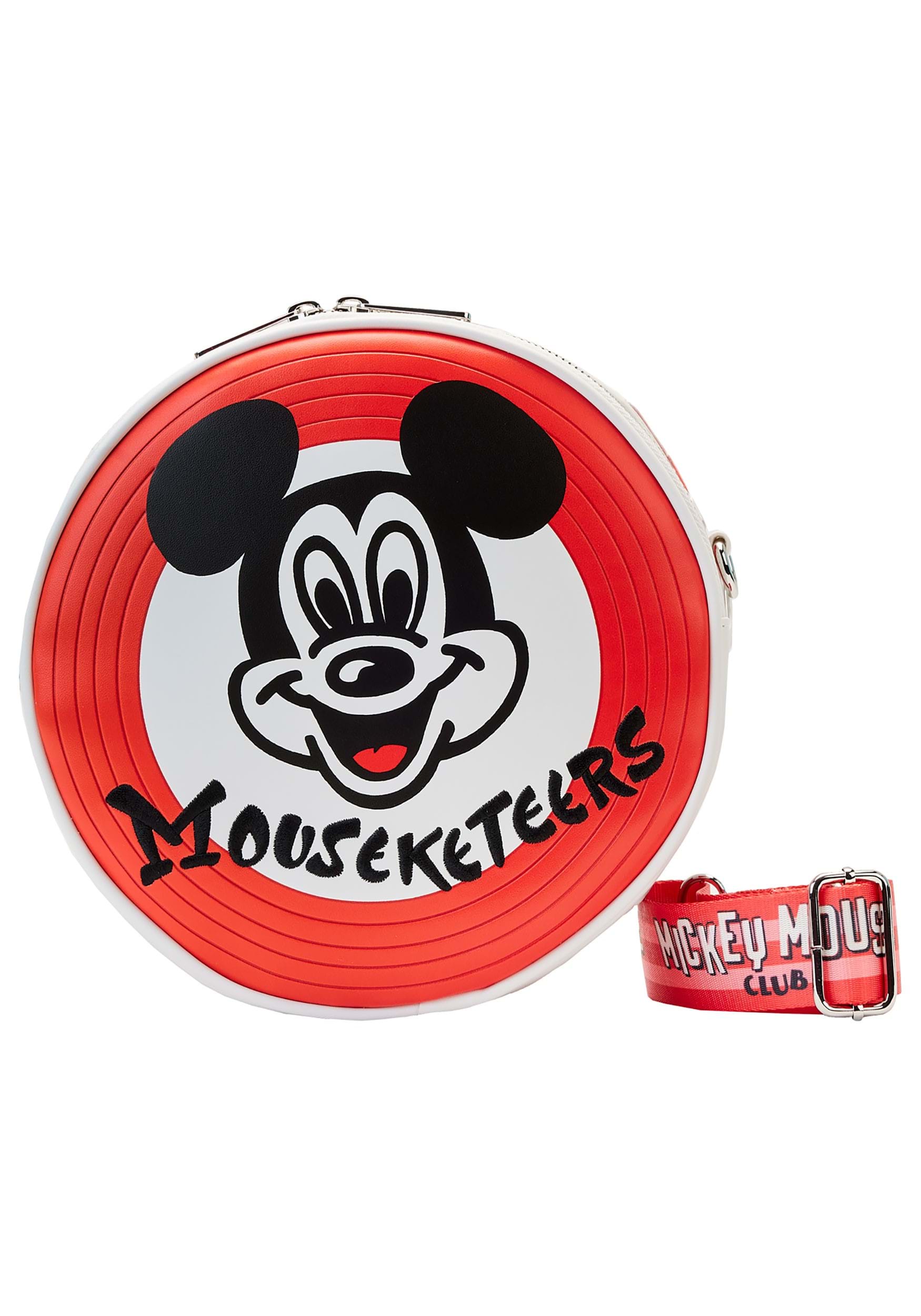 Loungefly Disney 100th Mickey Mouseketeers Ear Holder Crossbody Purse