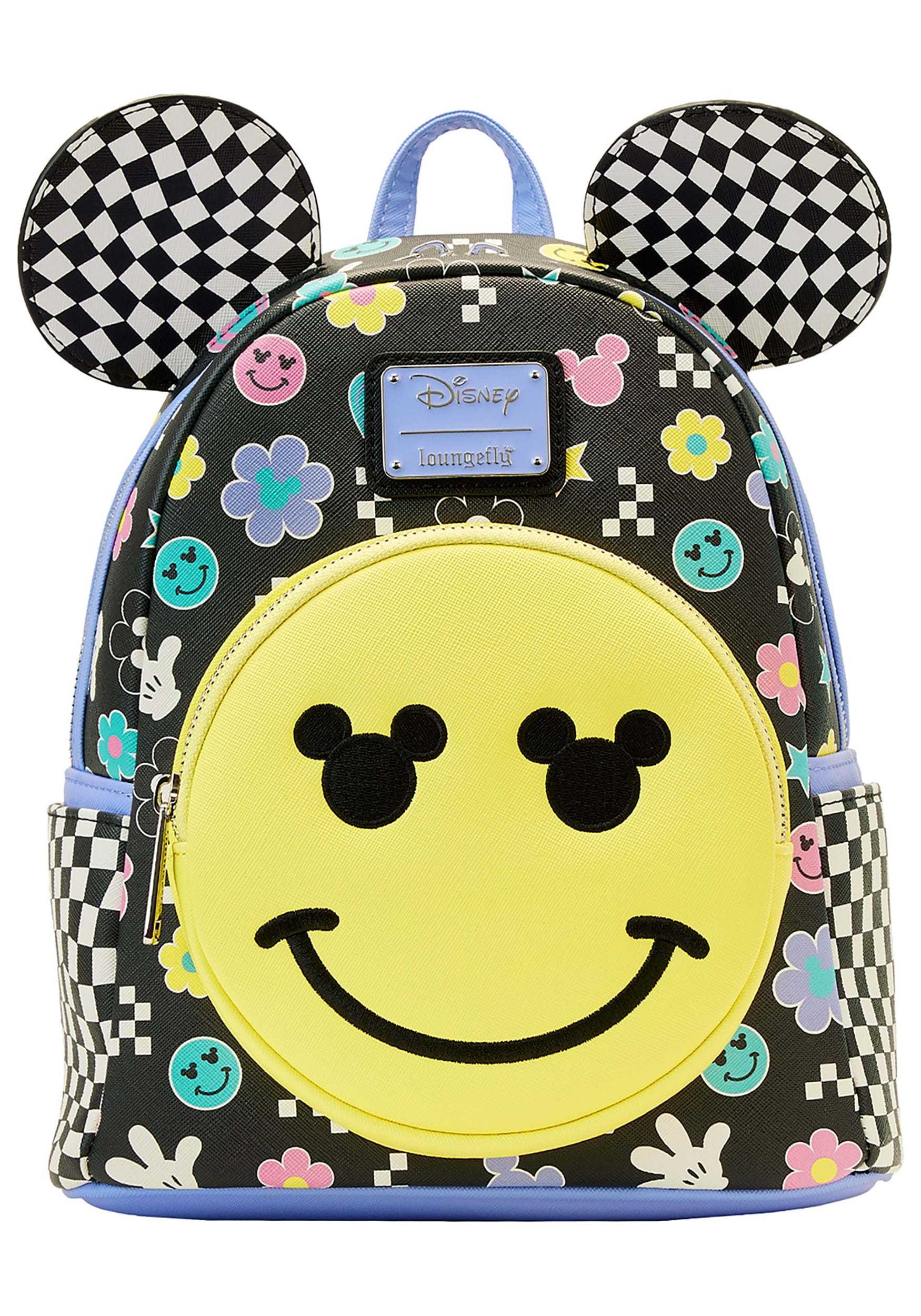 Disney Loungefly Mickey Mouse Denim Mini Backpack