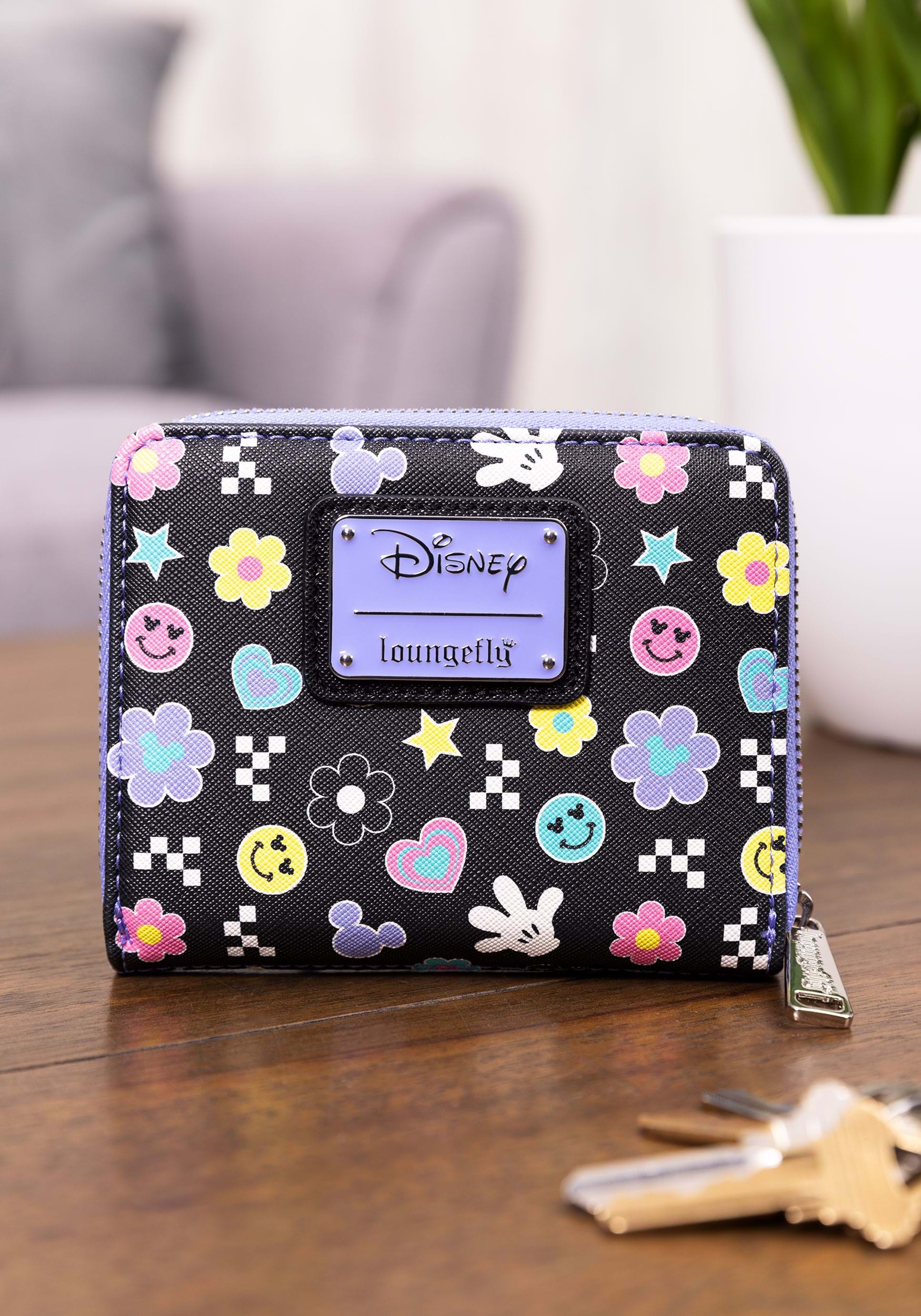 Loungefly Disney Mickey Mouse Pastel Poses Crossbody Bag and