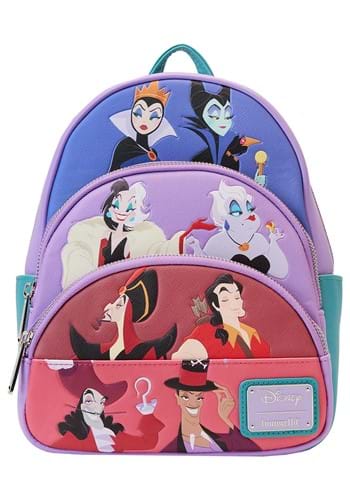 Loungefly Disney Villains Color Block Pocket Mini Backpack