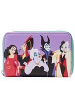 LF DISNEY VILLAINS COLOR BLOCK ZIP AROUND WALLET Alt 2