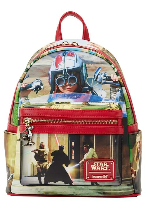 Loungefly Star Wars Scenes Phantom Menace Mini Backpack