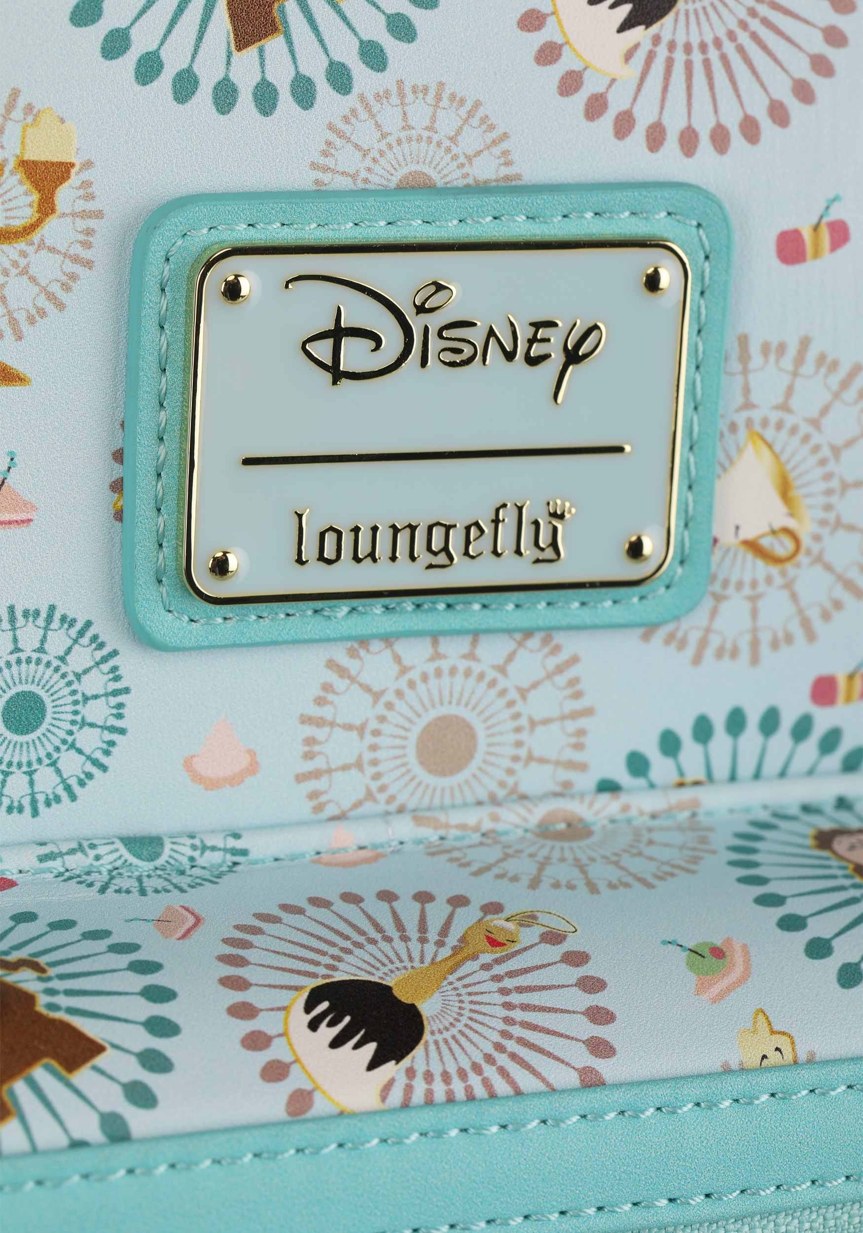 Mad Bagger EXCLUSIVE Loungefly Disney Beauty and The Beast Be Our Guest  Mini Backpack