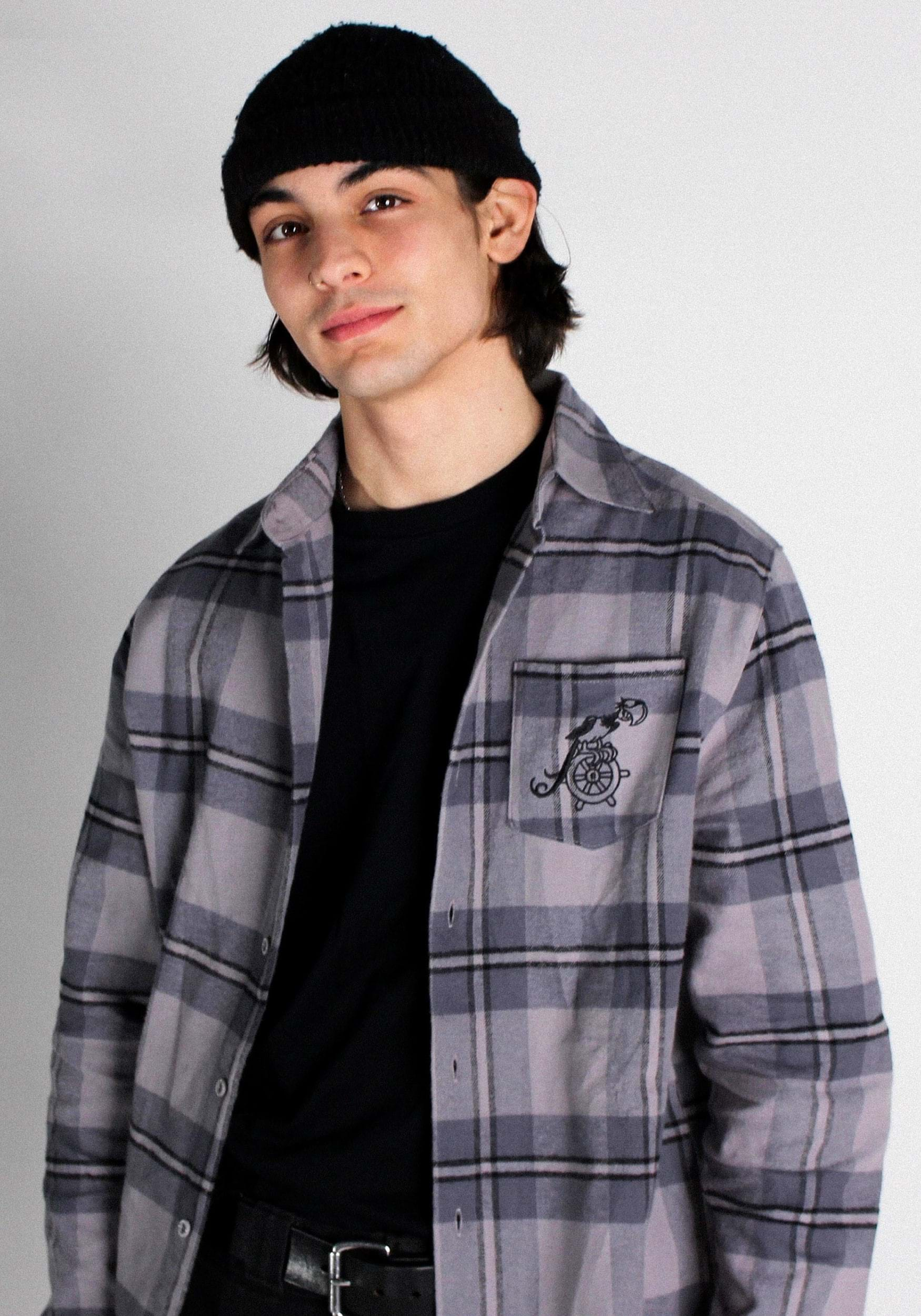 Cakeworthy Steamboat Willie Adult Flannel Shirt