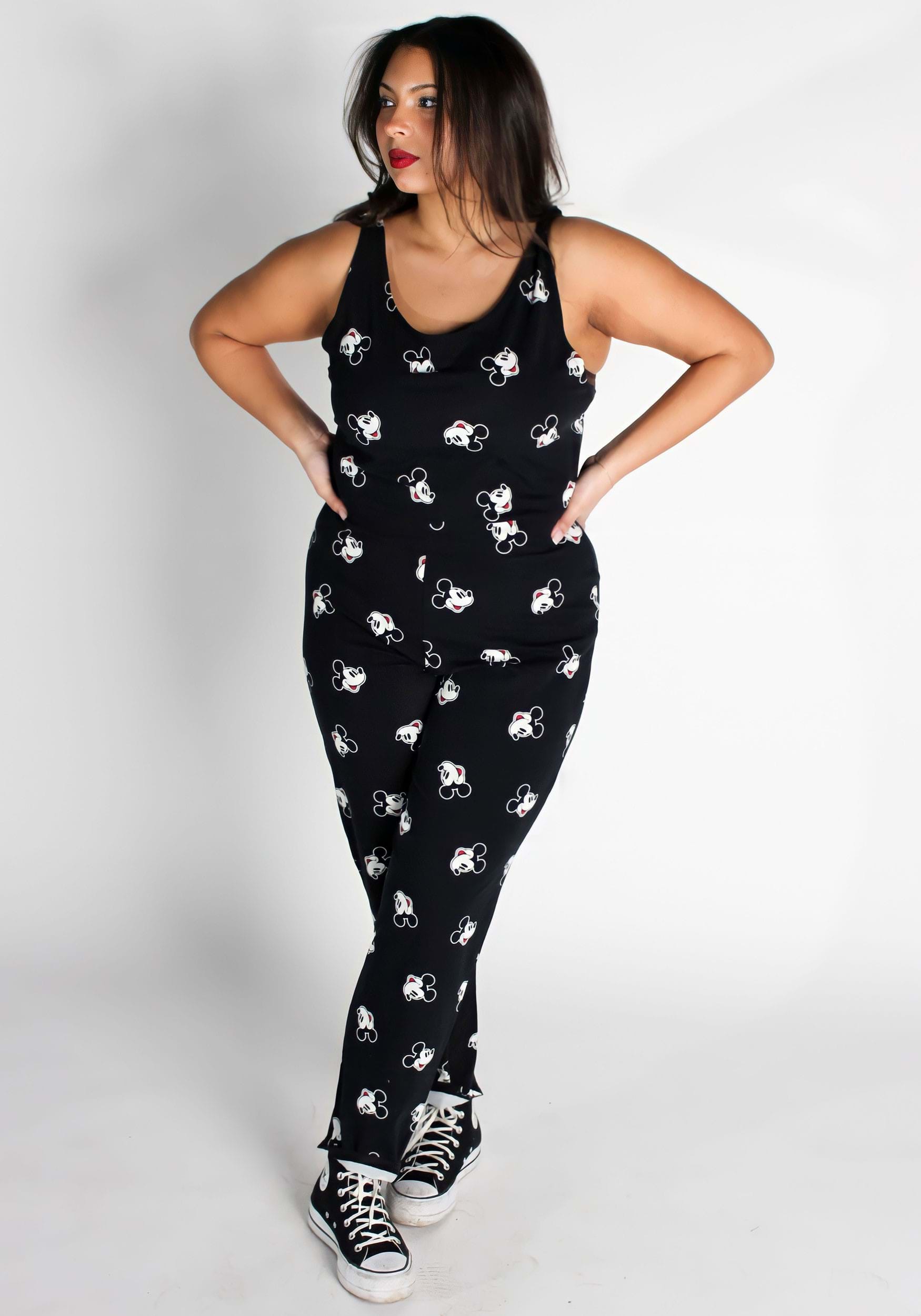 Cakeworthy Mickey Mouse Tie Up Womens Jumpsuit