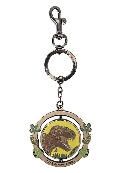 Loungefly 30th Anniversary Jurassic Park Spinning Keychain