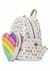 Loungefly Lisa Frank Logo Heart Rainbow Mini Backpack Alt 1