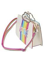 LF LISA FRANK RAINBOW CLOUD HANDLE CHAIN STRAP CROSS BODY BA