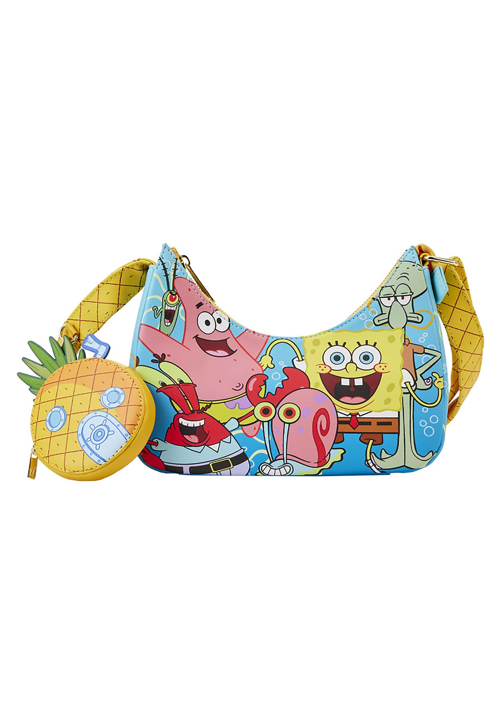 Nickelodeon SpongeBob SquarePants Group Shot Loungefly Crossbody Bag