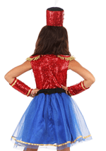 Girl's Sequin Toy Soldier Costume Alt 3