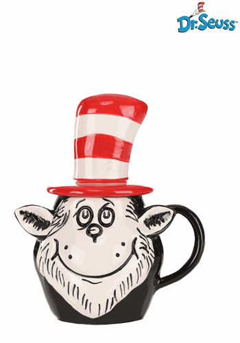 Cat in the Hat Sculpted Mug