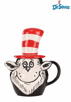 Cat in the Hat Sculpted Mug