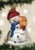 Snowman Melting with Hot Cheetos Ornament Alt 1