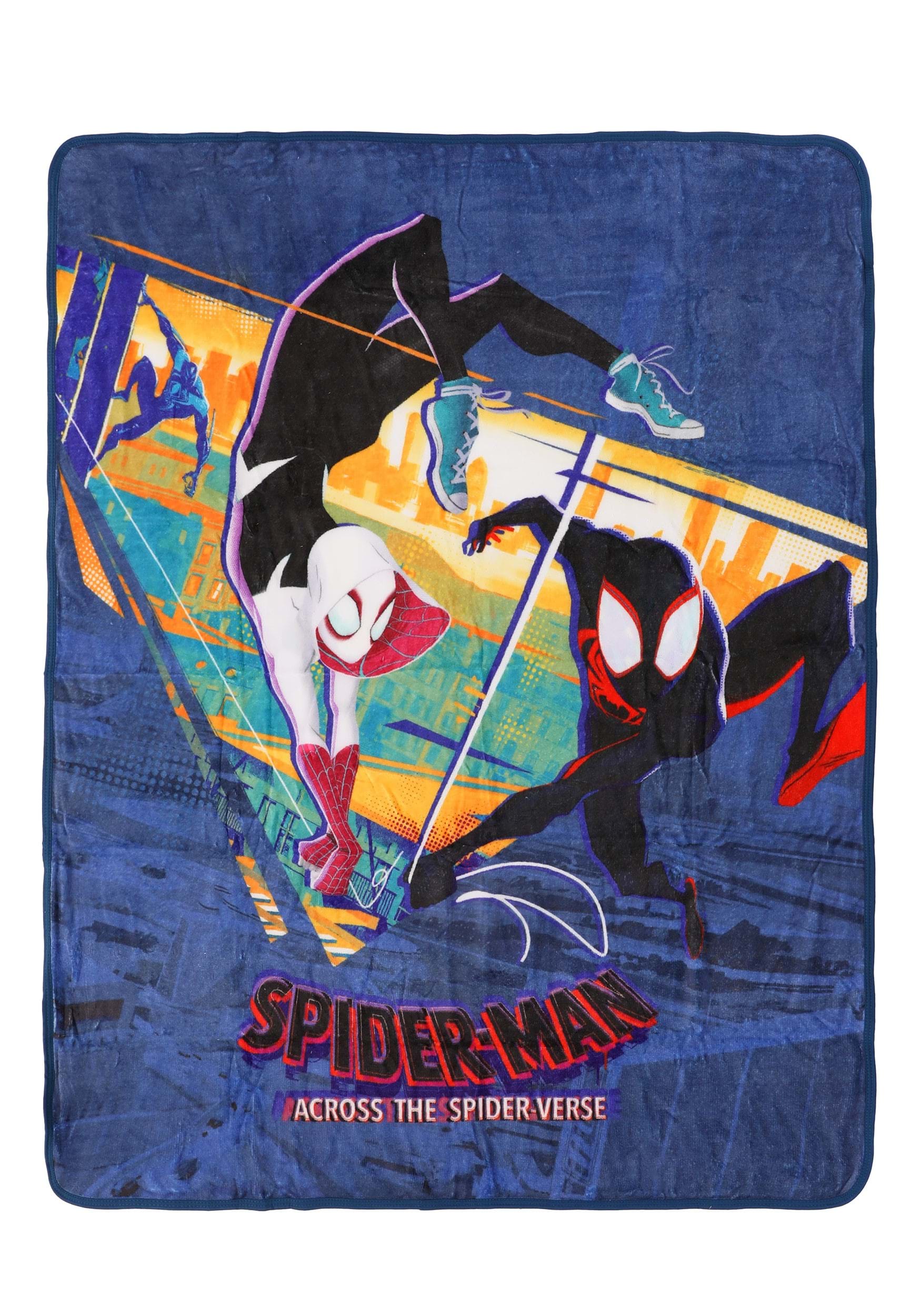 Spider-Gwen & Miles Morales Spider-Verse Blanket | Marvel Blankets