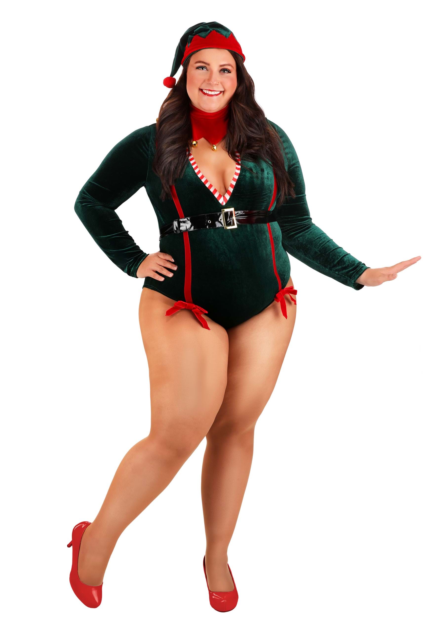 Plus Size Womens Sexy Santa Elf Costume | Sexy Christmas Costumes